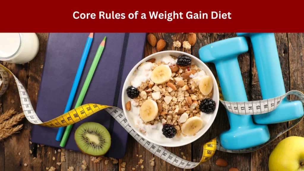 Core Rules of a Weight Gain Diet